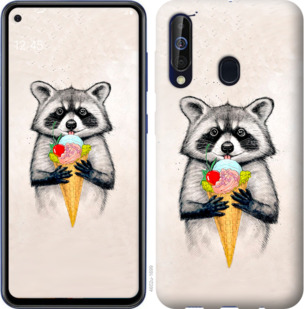 

Чохол Єнотик з морозивом на Samsung Galaxy A60 2019 A606F 800947