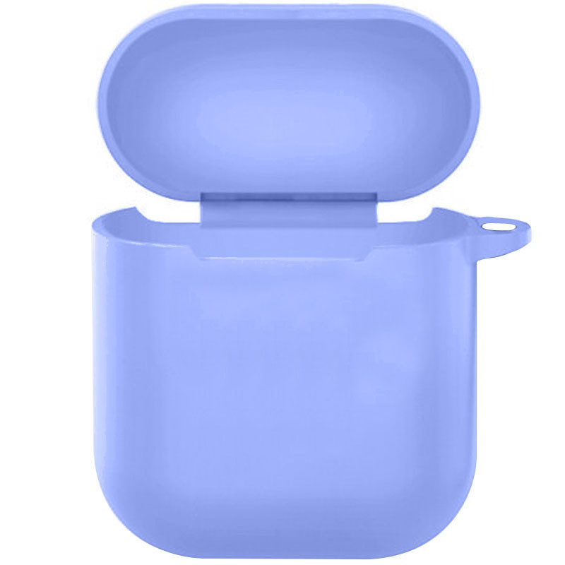 

Силіконовий футляр New з карабіном для навушників Airpods 1/2 (Бузковий / Dasheen) 1185258