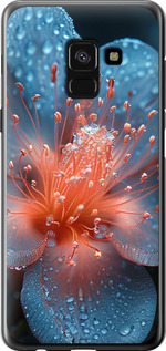 Чехол Роса на цветке для Samsung Galaxy A8 2018 A530F