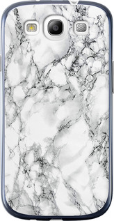 Чохол Мармур білий на Samsung Galaxy S3 i9300
