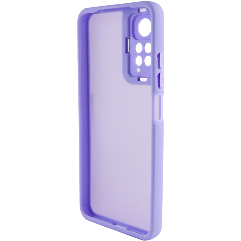 Фото TPU+PC чохол Accent на Xiaomi Redmi Note 11 Pro 4G/5G / 12 Pro 4G (White / Purple) в маназині vchehle.ua