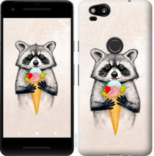 

Чохол Єнотик з морозивом на Google Pixel 2 801567