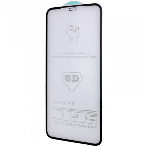 Защитное стекло 5D Hard (full glue) (тех.пак) для Apple iPhone 11 (6.1") / XR