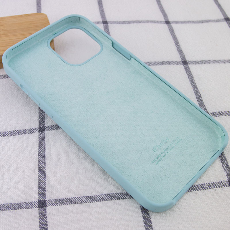 Фото Чехол Silicone Case Square Full Camera Protective (AA) для Apple iPhone 11 Pro Max (6.5") (Бирюзовый / Light Turquoise) в магазине vchehle.ua