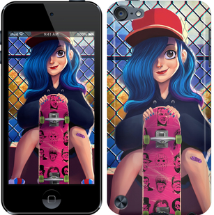 

Чохол Прикольна дівчинка зі скейтбордом на iPod Touch 5 618052