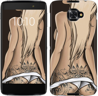 

Чохол Дівчина з татуюванням на Alcatel idol 4s 658607