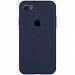 Чохол Silicone Case Full Protective (AA) на Apple iPhone 7 / 8 / SE (2020) (4.7") (Синій / Midnight Blue)