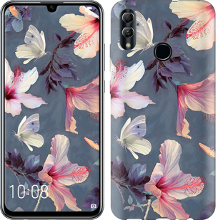 Чехол Нарисованные цветы для Huawei Honor 10 Lite