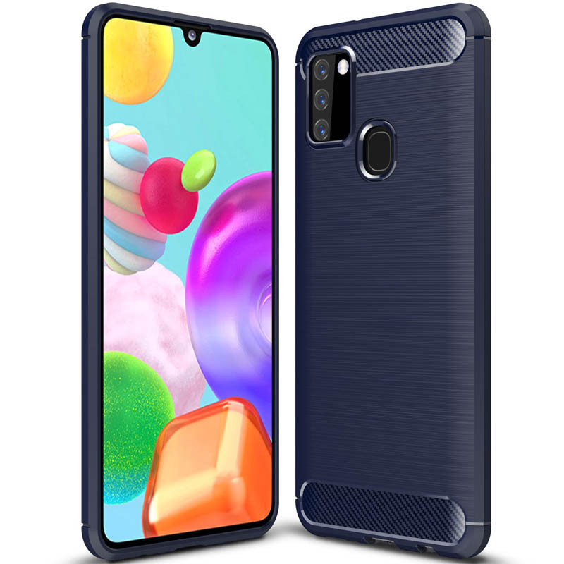 

TPU чохол Slim Series на Samsung Galaxy A21s (Синій) 905665