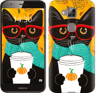 

Чехол Осенний кот для Huawei G7 Plus 639849