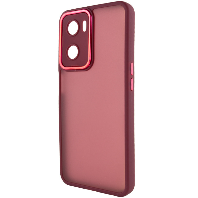 TPU+PC чехол Accent для Oppo A57s / A77s (Magenta)