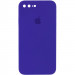 Чехол Silicone Case Square Full Camera Protective (AA) для Apple iPhone 7 plus / 8 plus (5.5") (Фиолетовый / Ultra Violet)