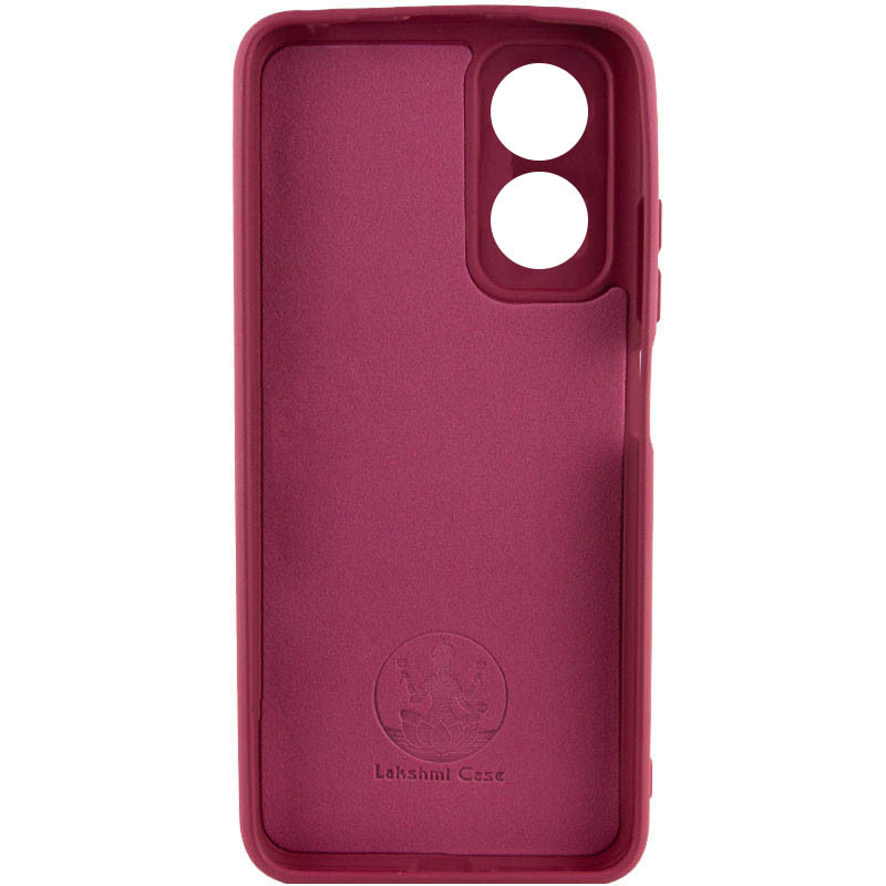 Фото Чохол Silicone Cover Lakshmi Full Camera (A) на Oppo A17 (Бордовий / Marsala) на vchehle.ua