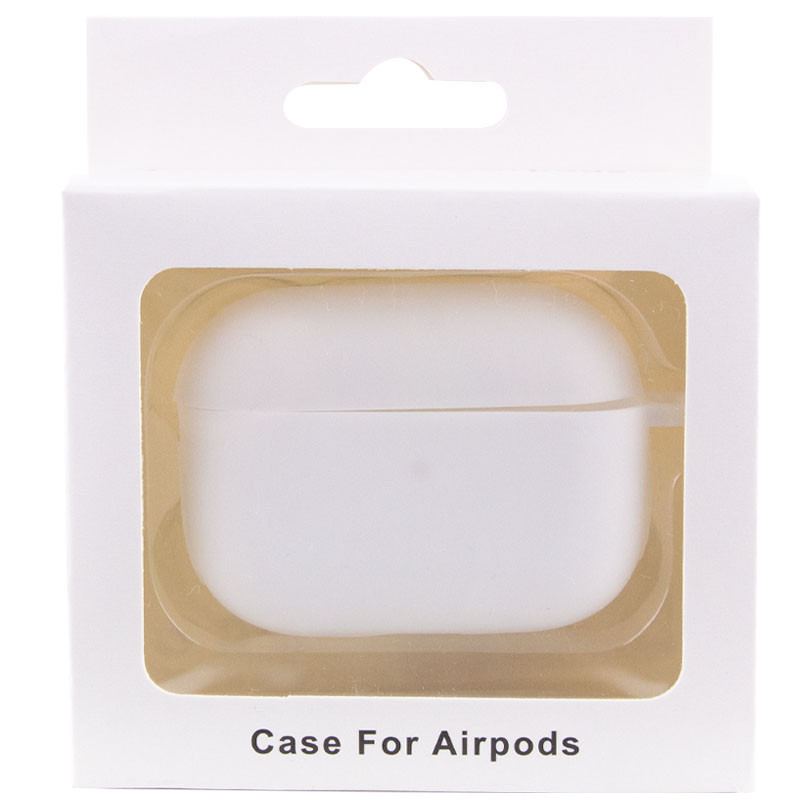 Силіконовий футляр New з карабіном для навушників Airpods Pro (Білий / White) в магазині vchehle.ua