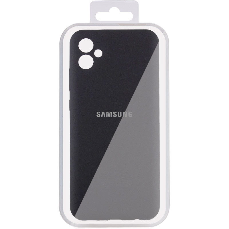Фото Чохол Silicone Cover Lakshmi Full Camera (AA) with logo на Samsung Galaxy A05 (Чорний / Black) на vchehle.ua
