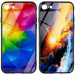 TPU+Glass чехол Diversity для Apple iPhone 7 / 8 / SE (2020) (4.7")