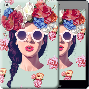 

Чехол Девушка с цветами для iPad mini 4 428301