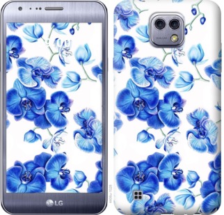 

Чохол Блакитні орхідеї на LG X Cam K580 725051