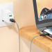 Дата кабель Hoco U124 Stone silicone power-off 60W Type-C to Type-C (1.2m) (Black) в магазині vchehle.ua