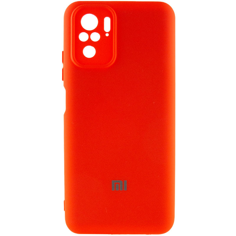 Чохол Silicone Cover My Color Full Camera (A) на Xiaomi Redmi Note 10 / Note 10s (Червоний / Red)