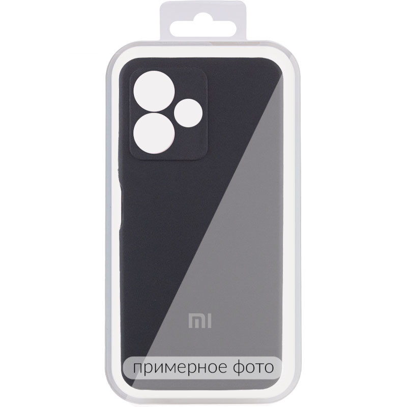 Фото Чехол Silicone Cover Lakshmi Full Camera (AA) with logo для Xiaomi Redmi Note 13 4G (Черный / Black) в магазине vchehle.ua