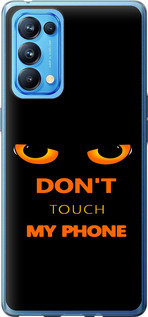 Чохол Don't touch the phone на Oppo Reno5 Pro