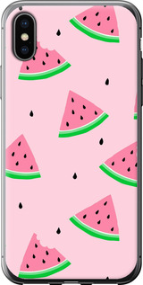 Чехол Розовый арбуз для iPhone XS