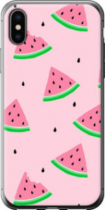 Чехол Розовый арбуз для iPhone XS