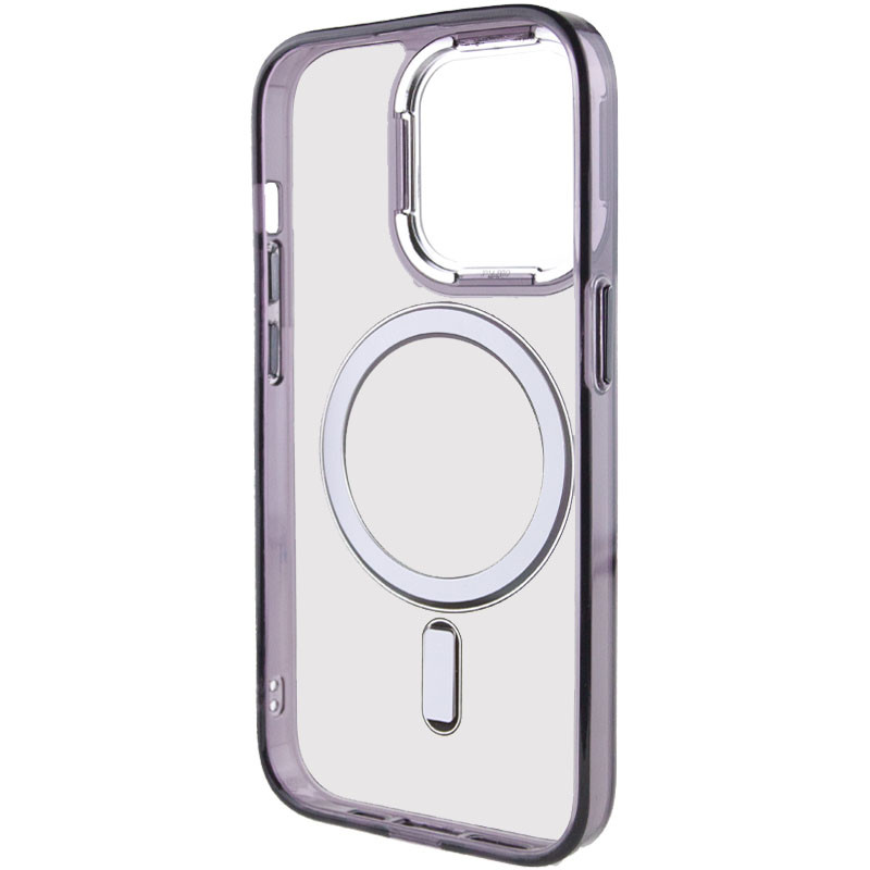 Чехол TPU Iris with Magnetic safe для Apple iPhone 14 Pro (6.1") (Черный) в магазине vchehle.ua