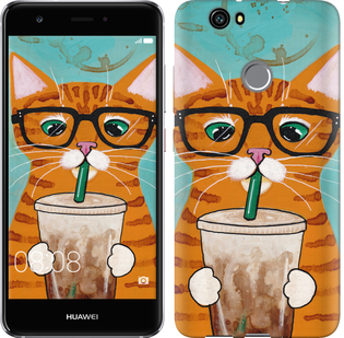 

Чохол Зеленоокий кіт в окулярах на Huawei Nova 625398