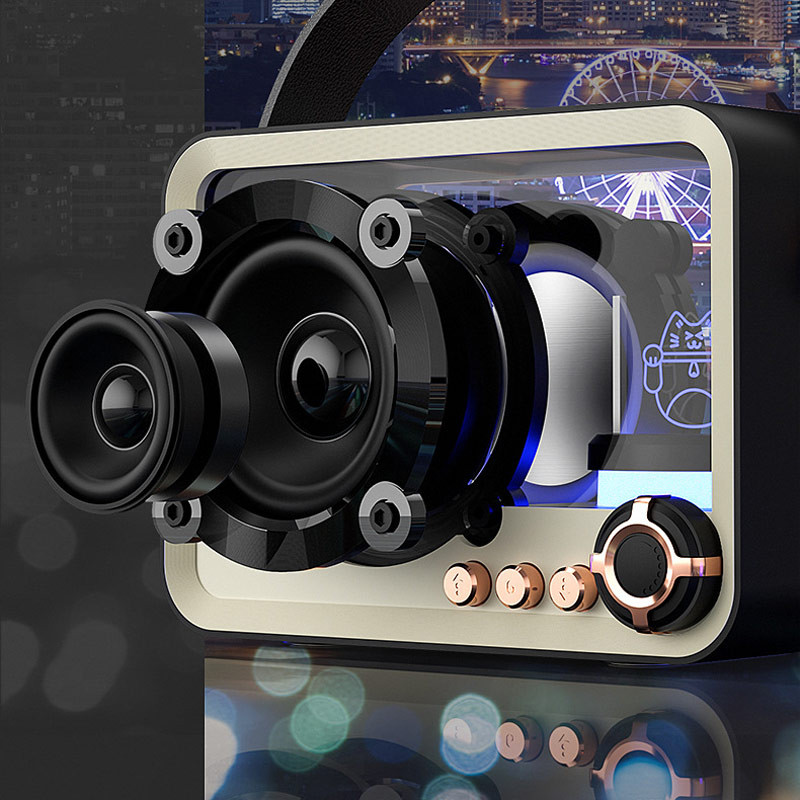 Замовити Bluetooth колонка QD05 Retro Style (Black) на vchehle.ua