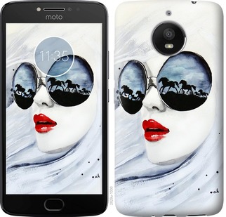 

Чохол Дівчина аквареллю на Motorola Moto G7 Power 702613