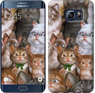 

Чехол коты для Samsung Galaxy S6 Edge Plus G928 757630