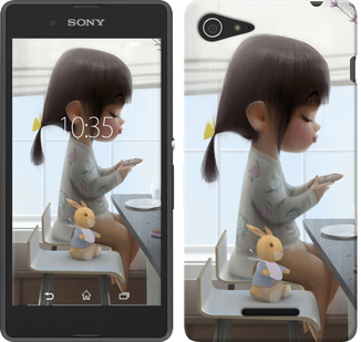 

Чехол Милая девочка с зайчиком для Sony Xperia E3 D2202 636621