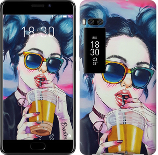 

Чохол Арт-дівчина в окулярах на Meizu Pro 7 Plus 687762