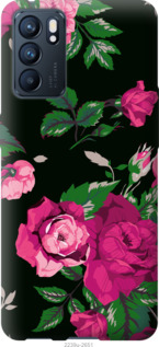 

Чехол Розы на черном фоне для Oppo Reno6 5G 1428717