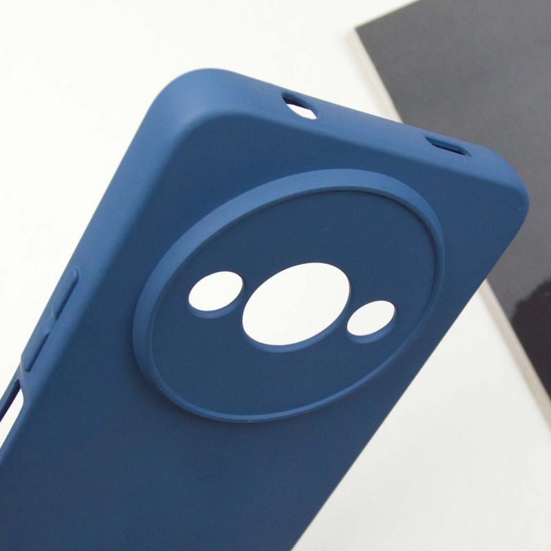 Замовити Чохол TPU GETMAN Liquid Silk Full Camera на Xiaomi Redmi A3 (Синій / Navy Blue) на vchehle.ua