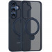 TPU+PC чохол Magnetic Safe Colorful HQ Ring на Samsung Galaxy S25 (Dark Blue)