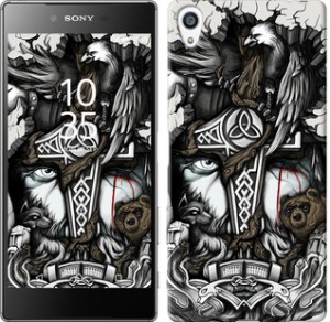 Чохол Тату Вікінг на Sony Xperia Z5 Premium E6883