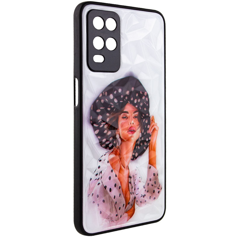 TPU+PC чохол Prisma Ladies на Oppo A54 4G (Girl in a hat)