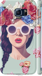 

Чехол Девушка с цветами для Samsung Galaxy S6 Edge G925F 95545