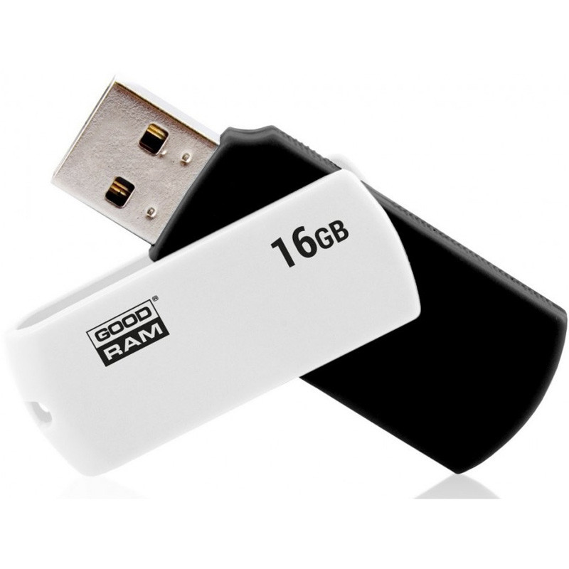 

Флеш накопичувач USB 16GB GOODRAM UCO2 (Білий / Чорний) 769118