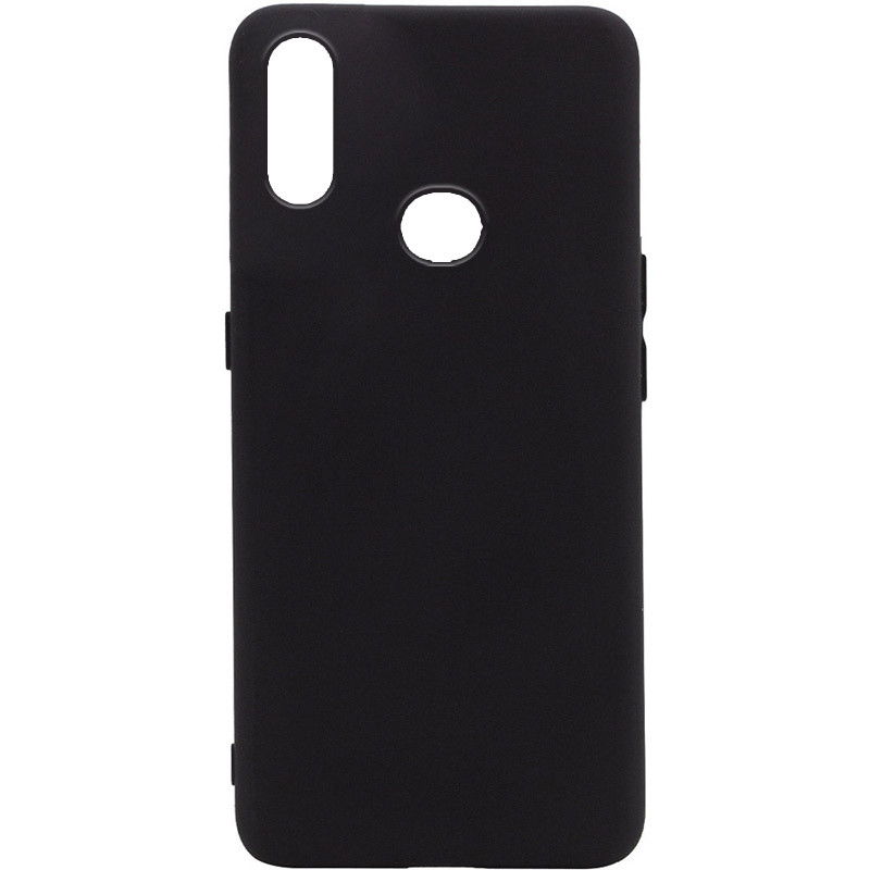 Уценка Чехол Silicone Cover Full without Logo (A) для Samsung Galaxy A10s (Дефект упаковки / Черный / Black)