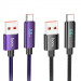 Дата кабель Hoco U125 Benefit 5A USB для Type-C with display (1.2m)