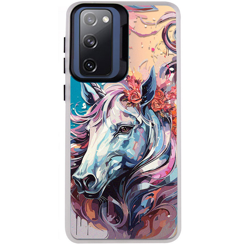 

TPU+PC чохол TakiTaki Magic glow на Samsung Galaxy S20 FE (Unicorn / Pink / Purple) 1677790