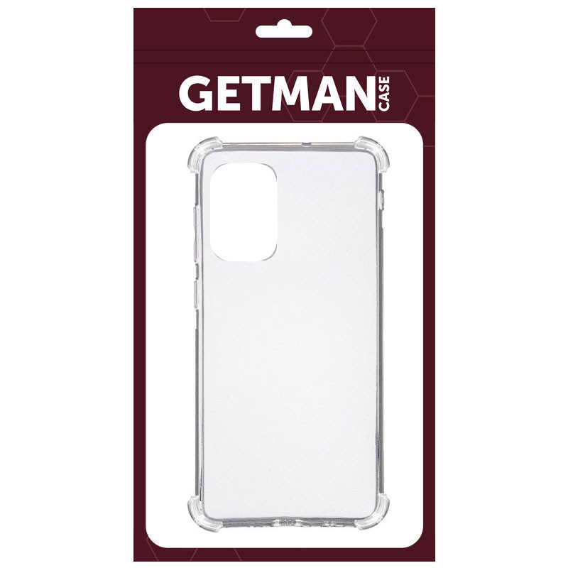 Фото TPU чохол GETMAN Ease logo посилені кути на Samsung Galaxy A72 4G / A72 5G (Прозорий / Transparent) на vchehle.ua