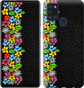 

Чохол квітковий орнамент на Samsung Galaxy A21s A217F 934315