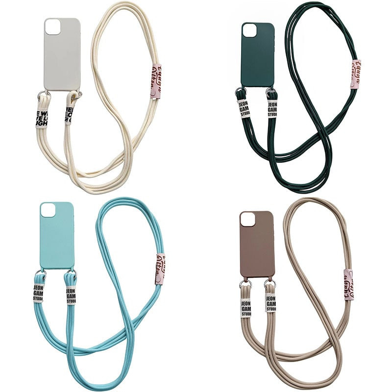 Чехол Cord case c длинным цветным ремешком для Apple iPhone 11 (6.1")