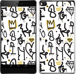

Чехол Graffiti art для Huawei Ascend P8 745433