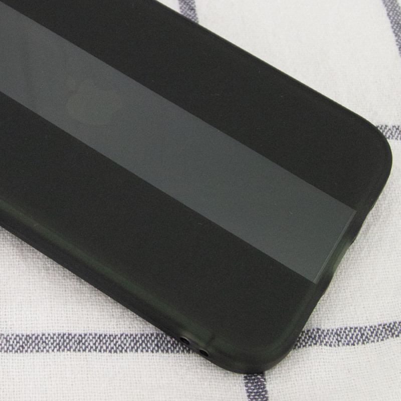 Фото Чехол TPU Glossy Line Full Camera для Apple iPhone 12 Pro (6.1") (Черный) на vchehle.ua